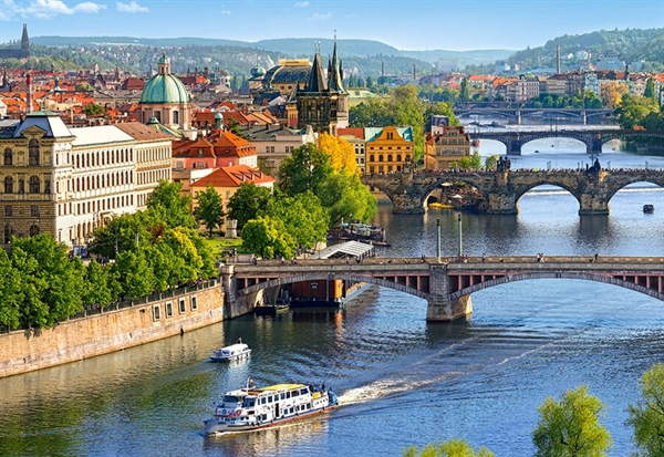 Billede af View of Bridges in Prague
