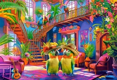 Parrots in Paradise