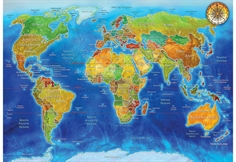 World Geo Political Map