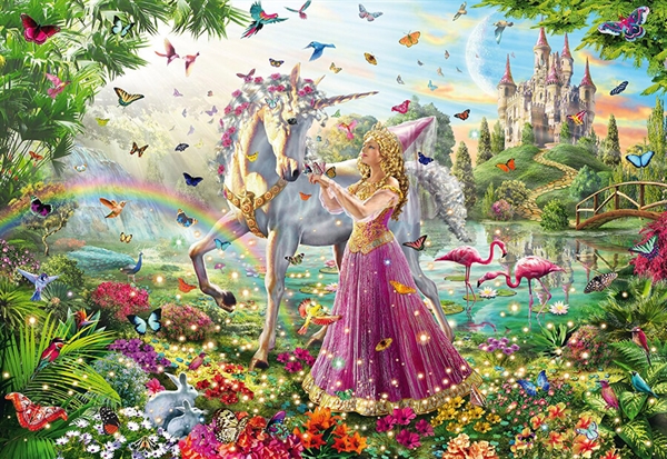 Se Fairy in the Enchanted Forest hos Puzzleshop