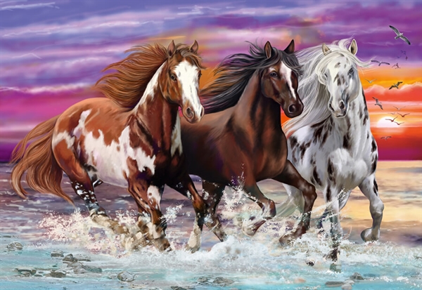 Billede af Trio of Wild Horses