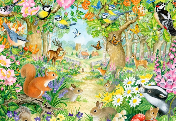 Se Animals in the Forest hos Puzzleshop