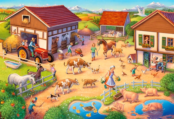 Se Farm (med legetøj) hos Puzzleshop