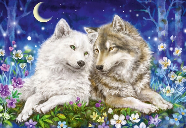Se Cuddly Wolf Friends hos Puzzleshop