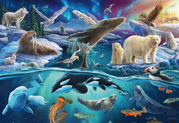 Billede af Arctic Animals hos Puzzleshop