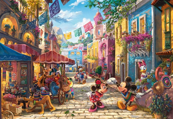 Se Disney Mickey and Minnie in Mexico hos Puzzleshop