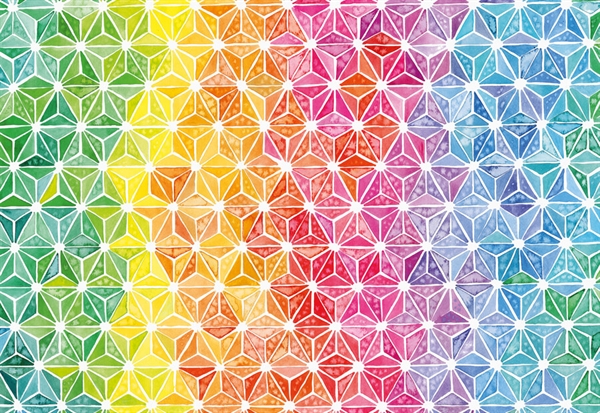 Billede af Josie Lewis - Colourful Triangles