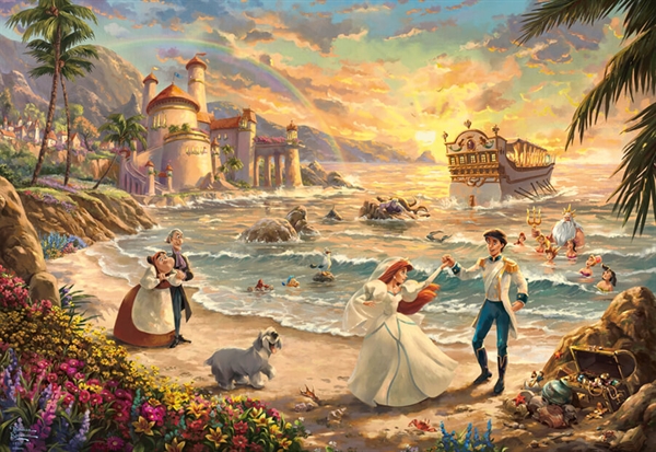 Se Disney Little Mermaid - Celebration of Love hos Puzzleshop