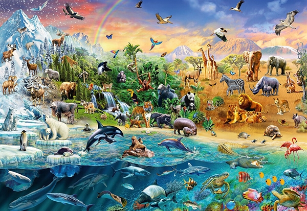 Se World of Animals hos Puzzleshop