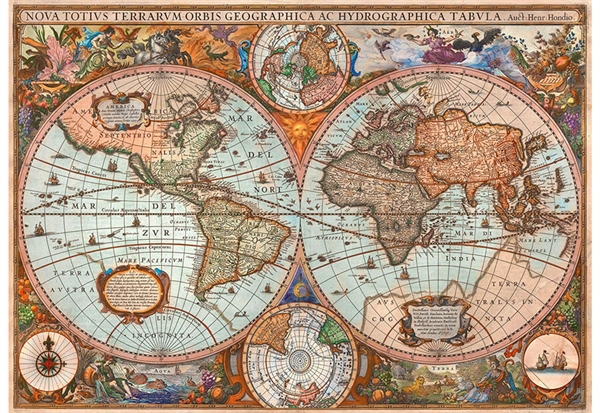 Billede af Ancient World Map hos Puzzleshop