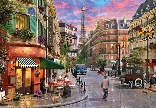 Billede af Street to the Eiffel Tower