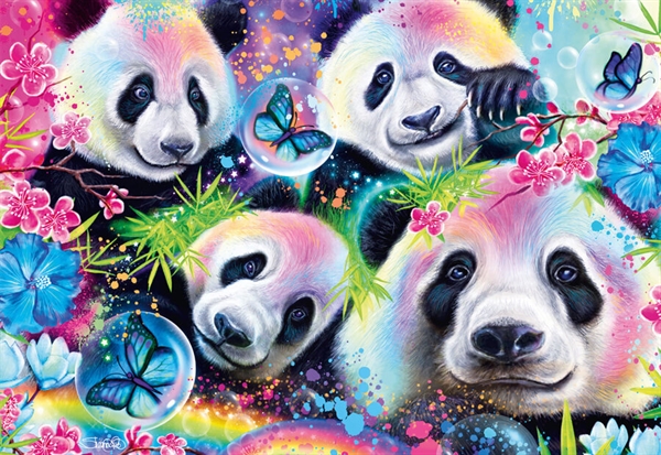 Se Rainbow Pandas hos Puzzleshop