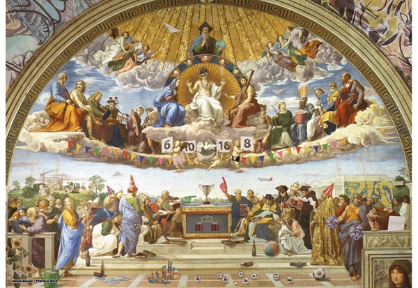 Se Art & Fun - Disputation of the Holy Sacrament hos Puzzleshop