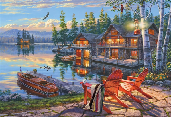 Se The Banks of Loon Lake hos Puzzleshop