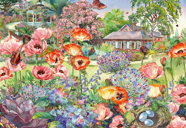 Billede af Blooming Garden hos Puzzleshop
