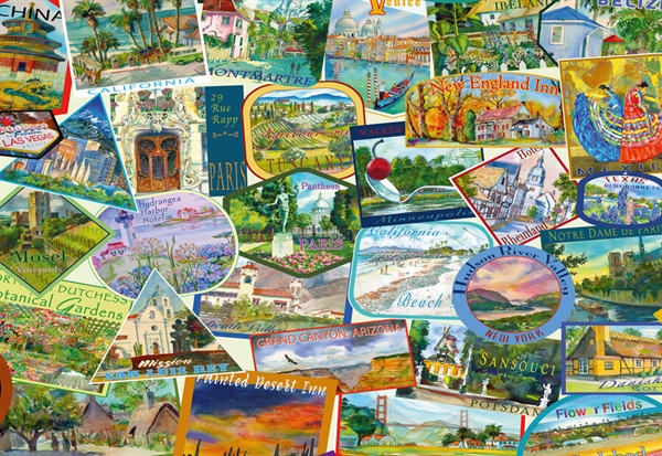 Se Travel Stickers hos Puzzleshop
