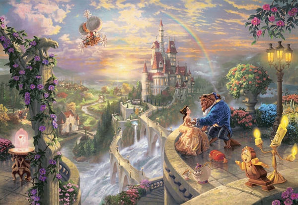 Billede af Disney Beauty and the Beast Falling in Love
