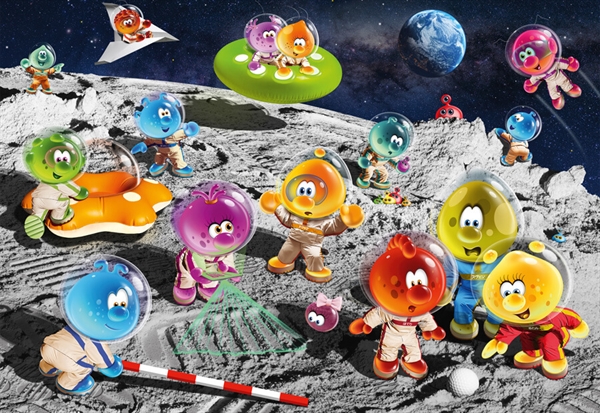 Se Spacebubble.Club - On the Moon hos Puzzleshop