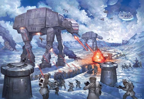 Billede af Star Wars - The Battle of Hoth hos Puzzleshop