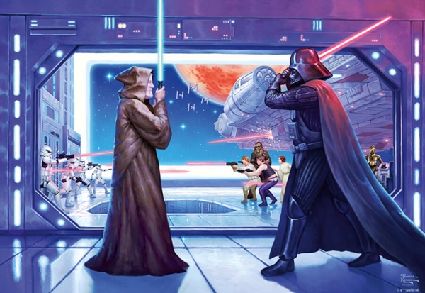 Se Star Wars - Obi Wan's Final Battle hos Puzzleshop