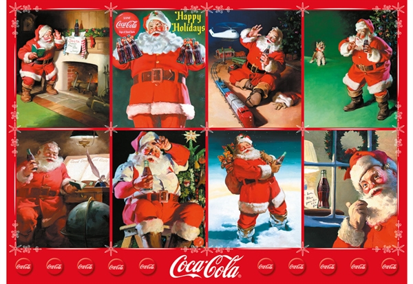 Se Coca-Cola Santa Claus hos Puzzleshop