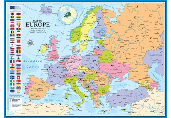 Billede af Map of Europe