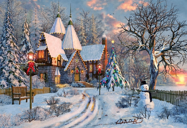 Se Christmas Cottage hos Puzzleshop