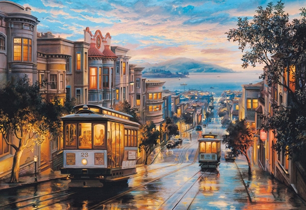 Se San Francisco Cable Car Heaven hos Puzzleshop
