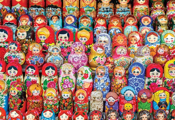 Se Russian Matryoshka Dolls hos Puzzleshop