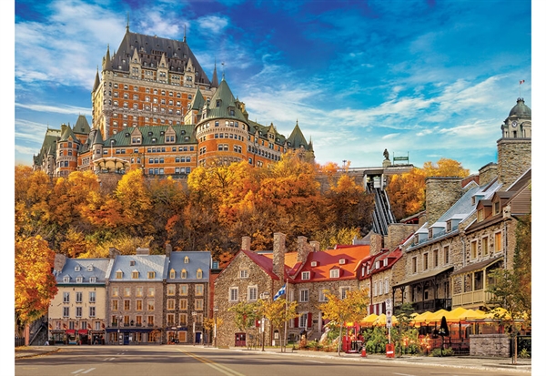 Se Quartier Petit Champlain, Quebec hos Puzzleshop