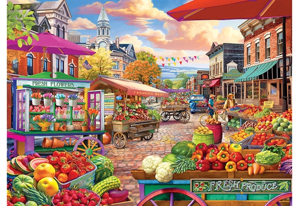 Se Main Street Market Day hos Puzzleshop