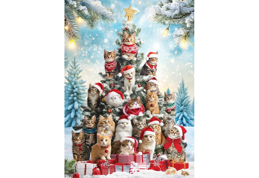 Cat Christmas Tree