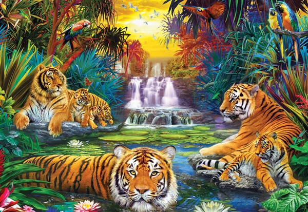Se Tiger's Eden hos Puzzleshop