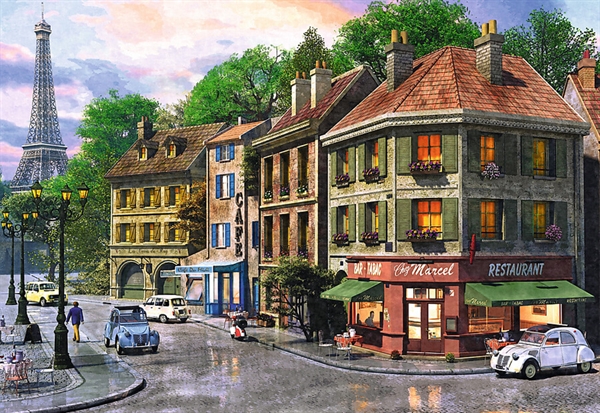 Billede af Streets of Paris hos Puzzleshop