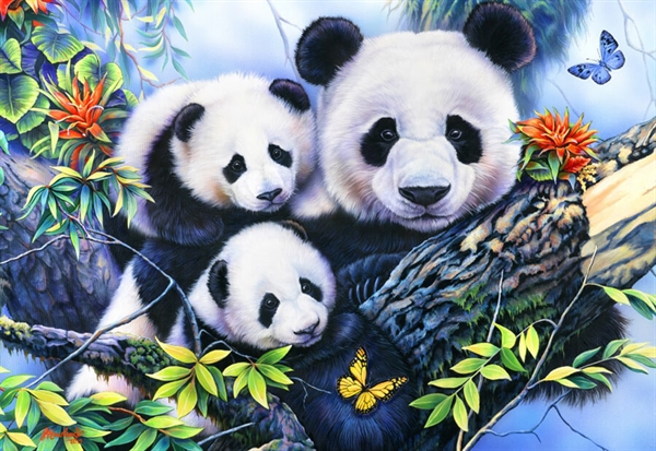 Se Panda Family hos Puzzleshop