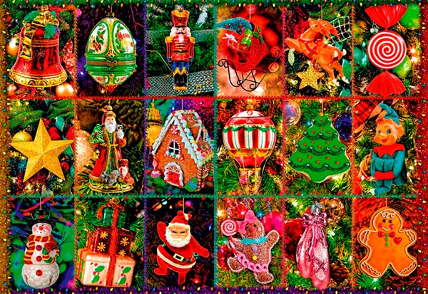 Se Festive Ornaments hos Puzzleshop