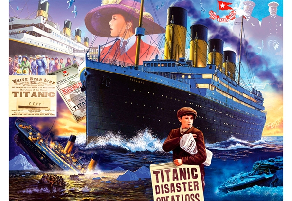 Billede af Titanic hos Puzzleshop