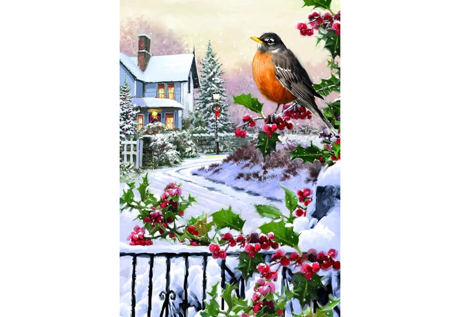 Robin and Holly Bushes