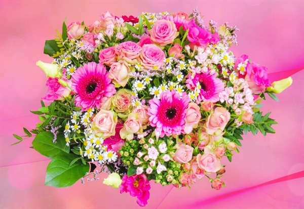 Billede af Pink Bouquet of Roses