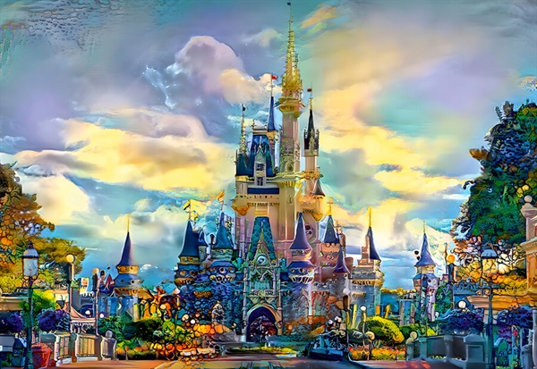 Se Walt Disney World Castle, Orlando, Florida hos Puzzleshop