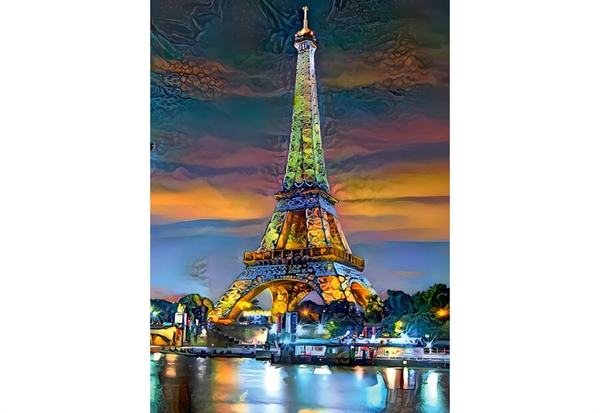 Billede af Eiffel Tower at Sunset