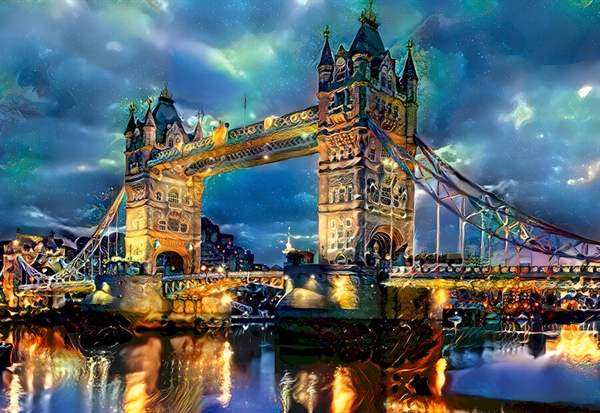 Se Tower Bridge, London, England hos Puzzleshop