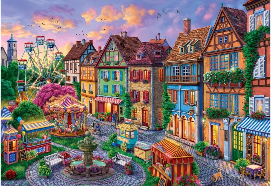 Amusement Park in the City