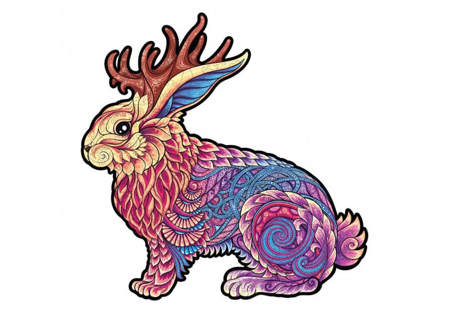 Køb Jackalope (træ) - Pris 399.00 kr.